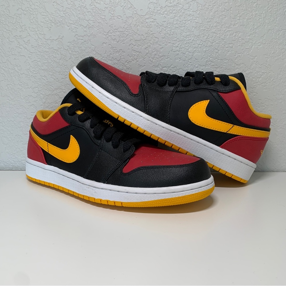 Nike Air Jordan 1 Low 'Gym Red Gold' Men's 8.5 – Rare Colorway – Like New - Picture 1 of 9